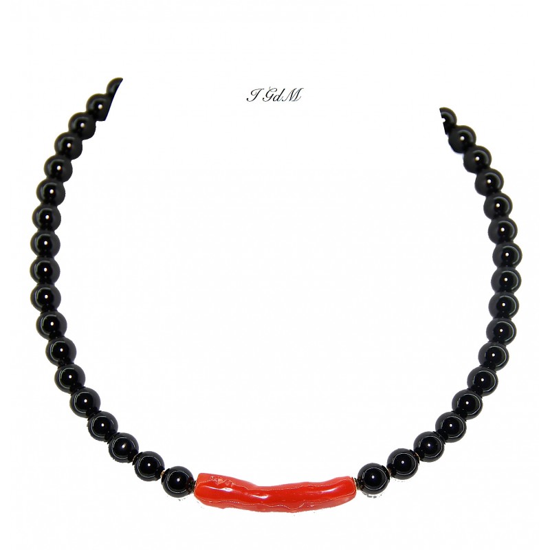 Collana Ossidiana Nera 7 Arcangeli Collana Con Ciondolo Ossidiana Nera E 7 Arcangeli - Amuleto/pietra Per Protezione Ed Energia, Nuova Con Etichette Talismano Energia Healing
