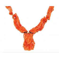 Coral necklace sciacca and...