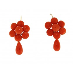Sciacca coral earring