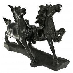 Obsidian horses