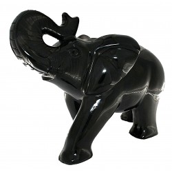 Obsidian elephant