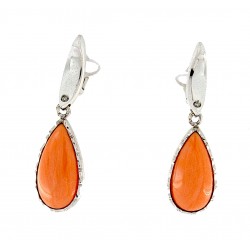 Macao coral earring