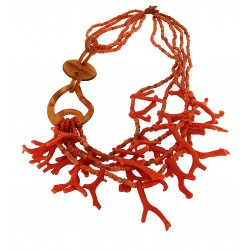 Coral necklace sciacca