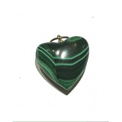 Ciondolo cuore malachite