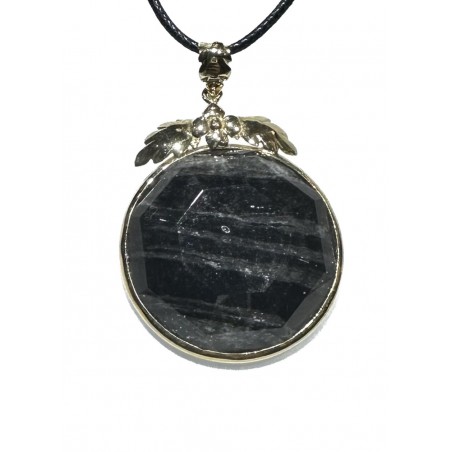 Ciondolo Ossidiana Nera Liscio E Argento 925 - Ciondoli Ossidiana - Gioielli Ossidiana - Foto 2