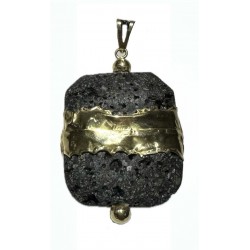 Lava stone pendant