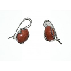 Coral earring