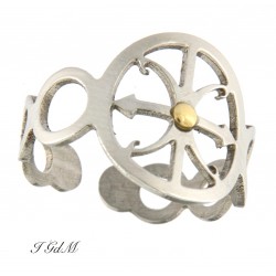 ring Lipari's symbol steel...