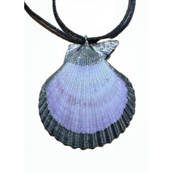 Collana conchiglia argentata