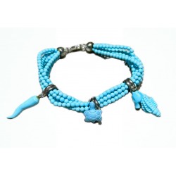 Composed turquoise bracelet
