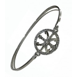 Rigid Lipari symbol bracelet