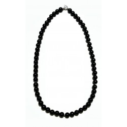 Obsidian necklace 6 mm