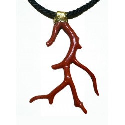 Coral branch pendant