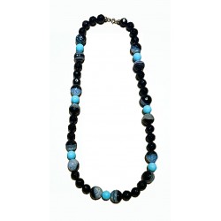 Turquoise paste agate...