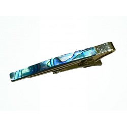 Tie clip in mother-of-pearl...