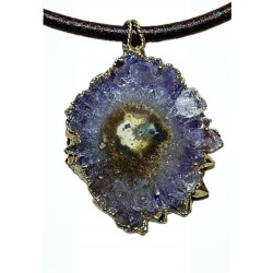 Amethyst stalactite section...