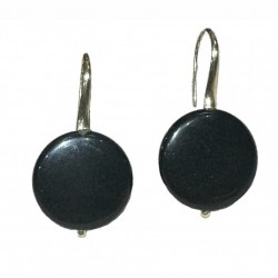 Obsidian earring