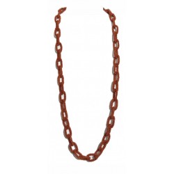 Collana corallo tessito