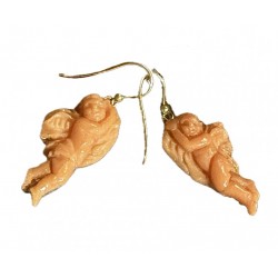 Orecchino corallo Sciacca...