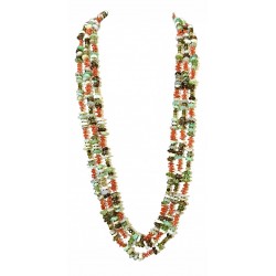 Stones and coral bracelet