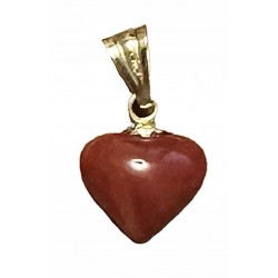 Ciondolo cuore corallo