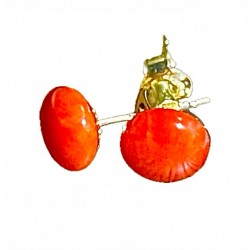 Coral earring