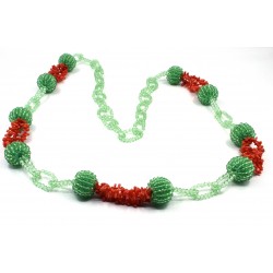 Sciacca coral necklace