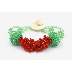 Bracciale corallo Sciacca e...