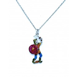 Sicilian puppet necklace