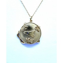 Sicilian tambourine necklace