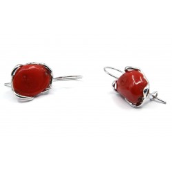 Coral earring