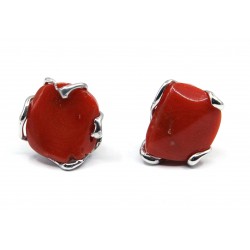 Coral earring