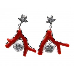 Earring coral