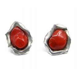 Coral earring