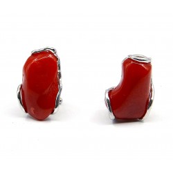Coral earring