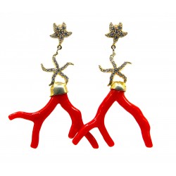 Earring coral
