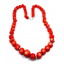 Bamboo coral necklace