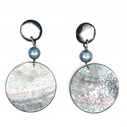 mother of pearl earring