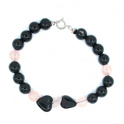 Bracciale ossidiana e...