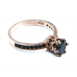 obsidian crown ring
