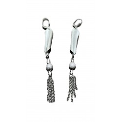 Palladium alloy earring