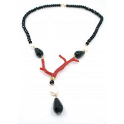 coral and obsidian branch...