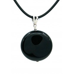 Obsidian pendant