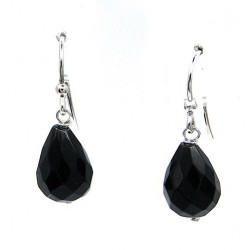 Obsidian Drop Earring