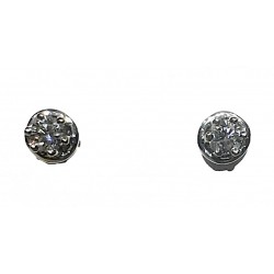 Brilliant crown earring
