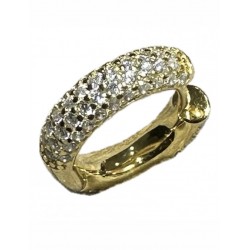 Orecchino cerchio pave