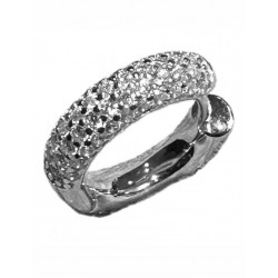 Orecchino cerchio pave