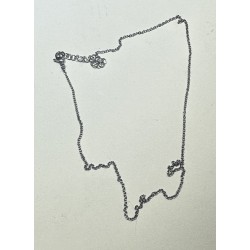 Collana acciaio regolabile