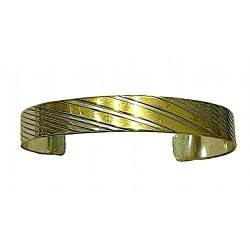 Bracciale acciaio e oro
