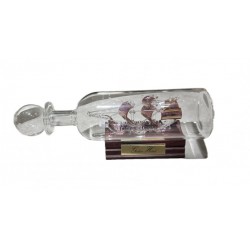 Blown glass sailing ship